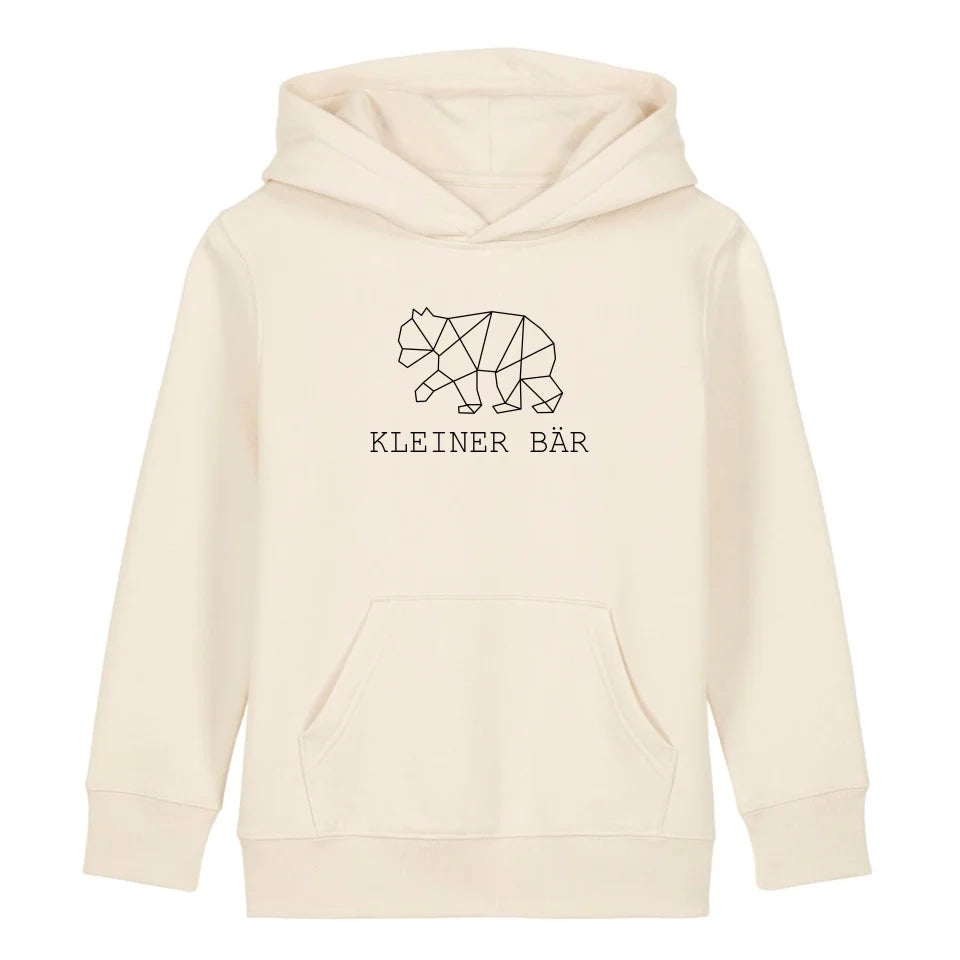 Kleiner Bär - Bio Kinder Hoodie *personalisierbar (ohne Namen)*