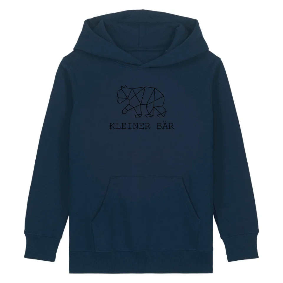 Kleiner Bär - Bio Kinder Hoodie *personalisierbar (ohne Namen)*