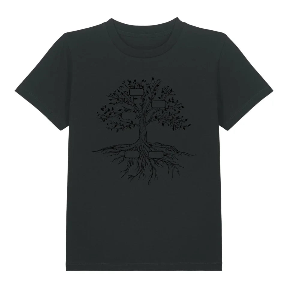 Family Tree - Bio Kinder Shirt *personalisierbar* Mini Creator Shirt 2.0 ST ST Black