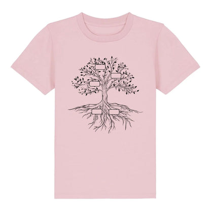 Family Tree - Bio Kinder Shirt *personalisierbar* Mini Creator Shirt 2.0 ST ST Cotton-Pink