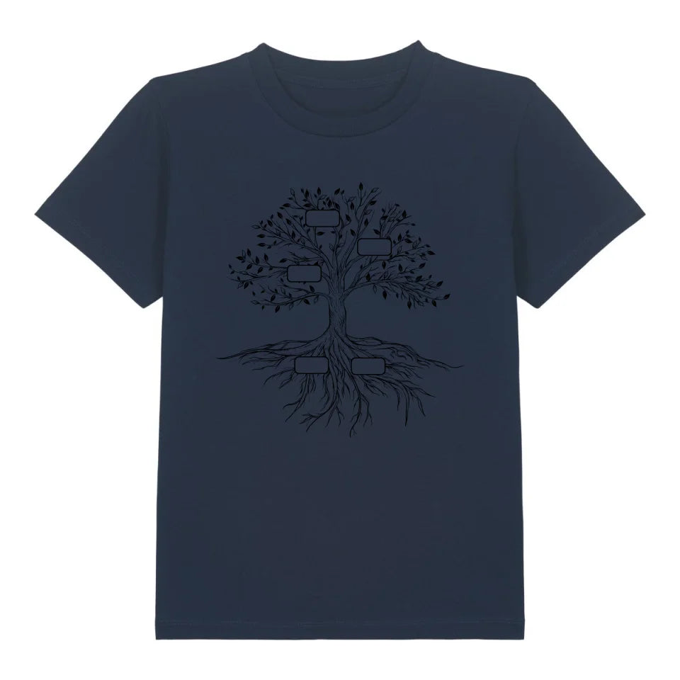 Family Tree - Bio Kinder Shirt *personalisierbar* Mini Creator Shirt 2.0 ST ST French-Navy