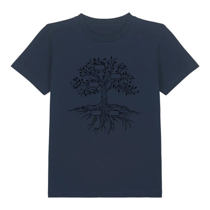 Family Tree - Bio Kinder Shirt *personalisierbar* Mini Creator Shirt 2.0 ST ST French-Navy