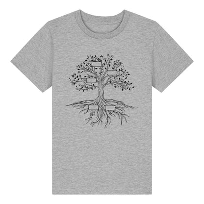 Family Tree - Bio Kinder Shirt *personalisierbar* Mini Creator Shirt 2.0 ST ST Heather-Grey