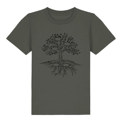 Family Tree - Bio Kinder Shirt *personalisierbar* Mini Creator Shirt 2.0 ST ST Khaki
