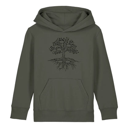 Family Tree - Bio Kinder Hoodie *personalisierbar*