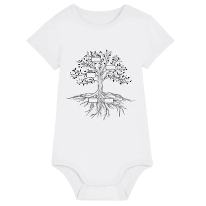 Family Tree - Bio Baby Body *personalisierbar* Baby Body ST ST White