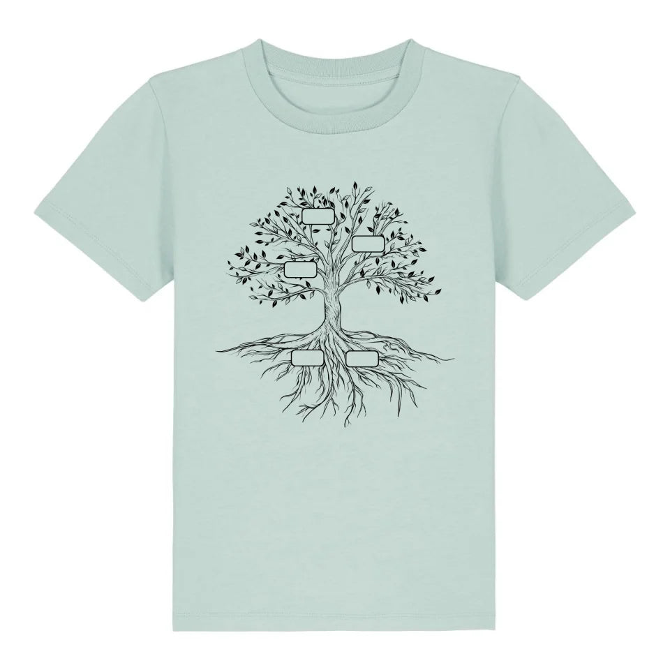 Family Tree - Bio Kinder Shirt *personalisierbar*