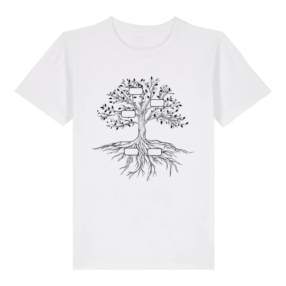 Family Tree - Bio Kinder Shirt *personalisierbar*