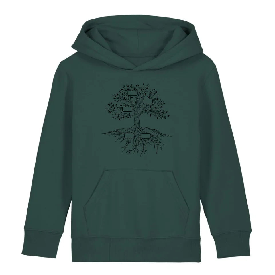 Family Tree - Bio Kinder Hoodie *personalisierbar* Mini Cruiser Hoodie 2.0 ST ST Glazed-Green