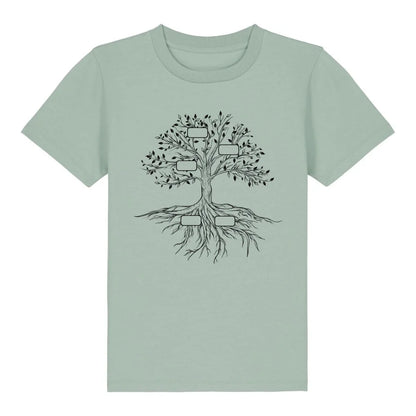 Family Tree - Bio Kinder Shirt *personalisierbar* Mini Creator Shirt 2.0 ST ST Aloe