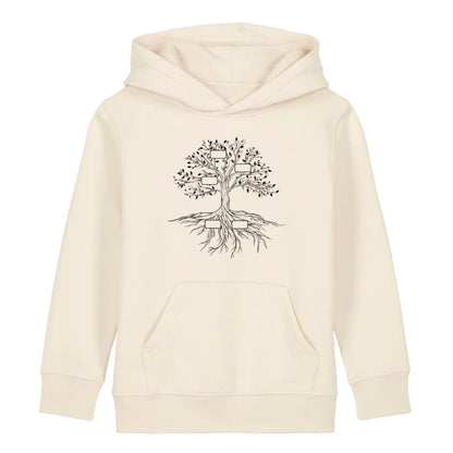 Family Tree - Bio Kinder Hoodie *personalisierbar*