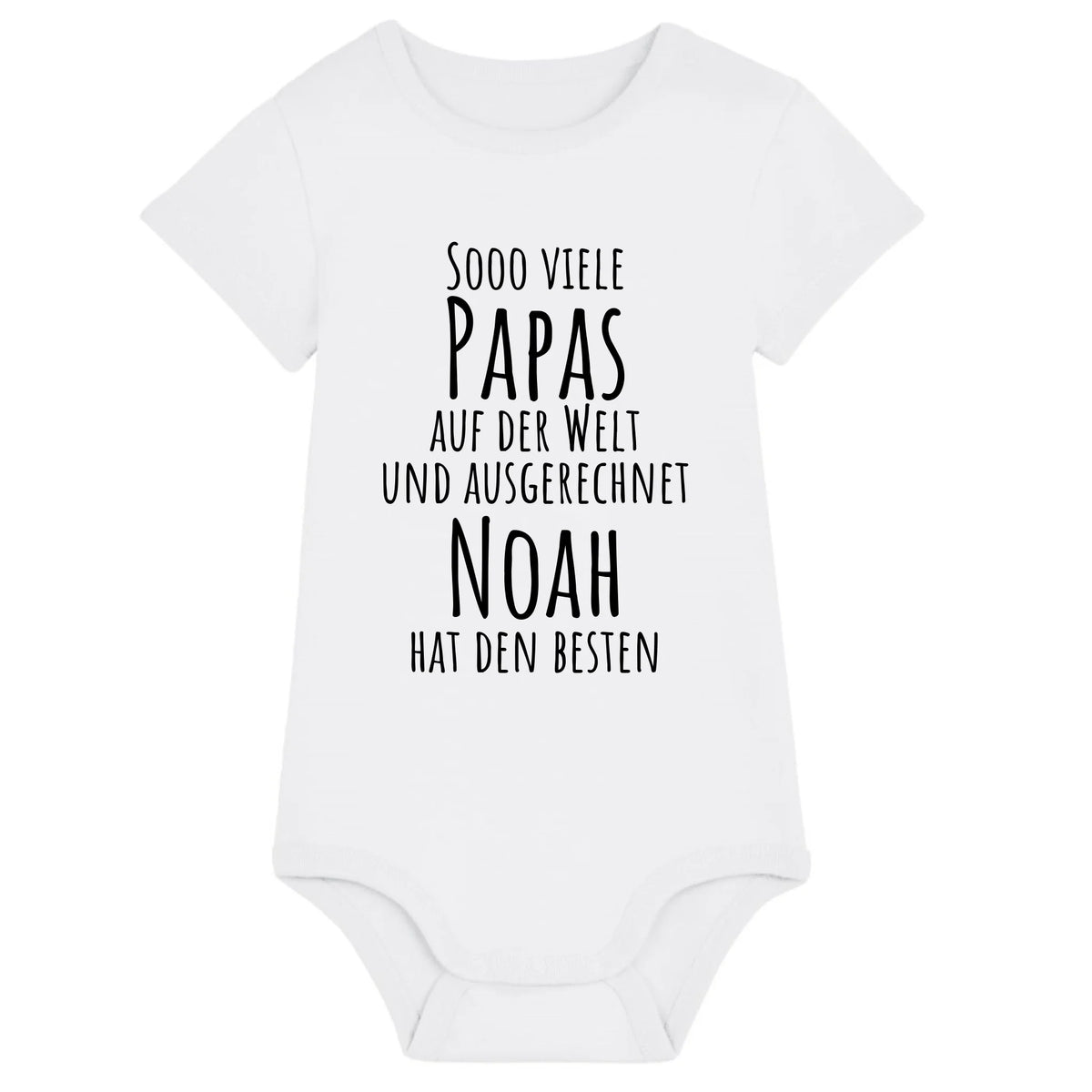 Sooo viele Papas - Bio Baby Body *personalisierbar* Baby Body ST ST White