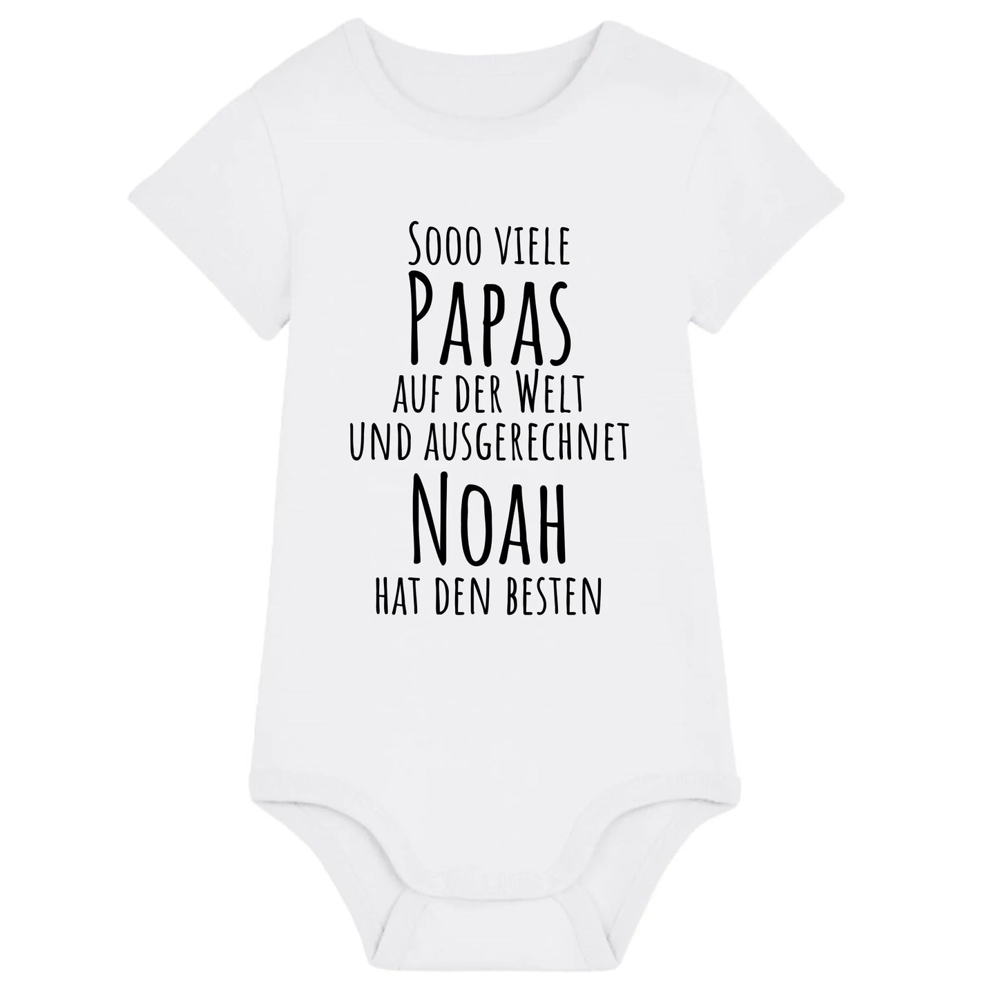 Sooo viele Papas - Bio Baby Body *personalisierbar* Baby Body ST ST White