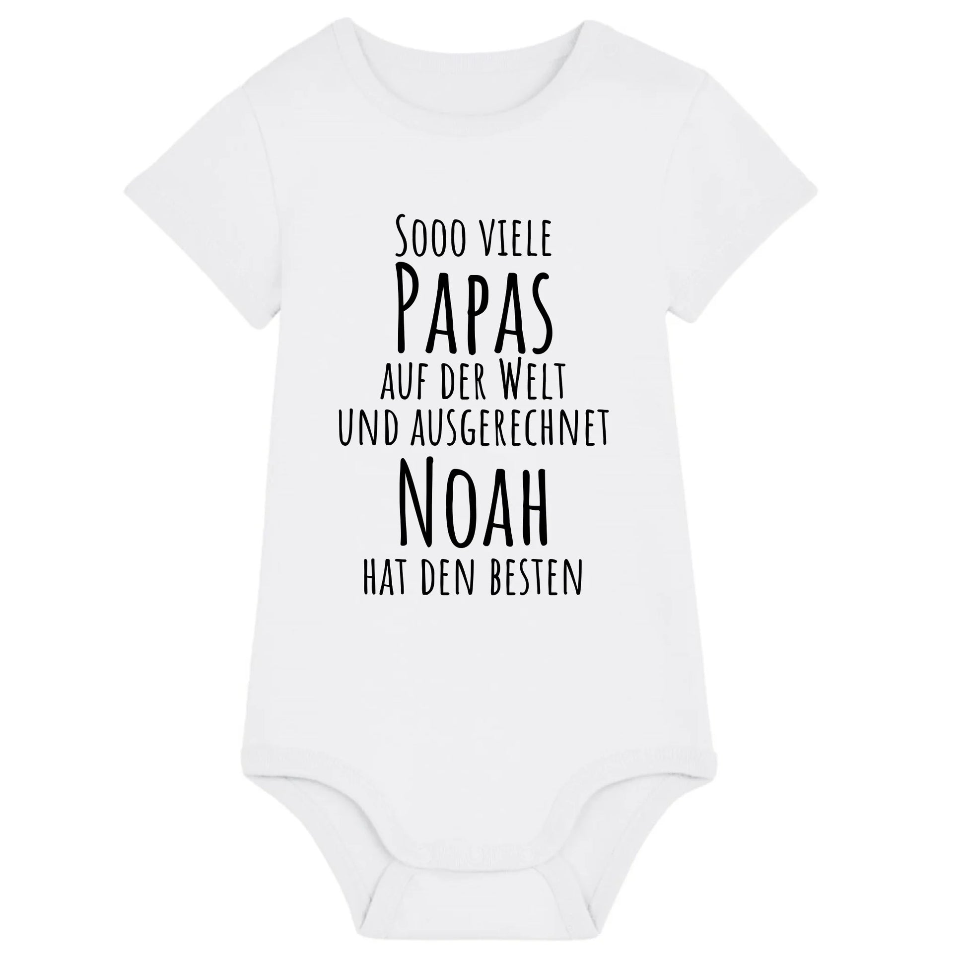 Sooo viele Papas - Bio Baby Body *personalisierbar* Baby Body ST ST White