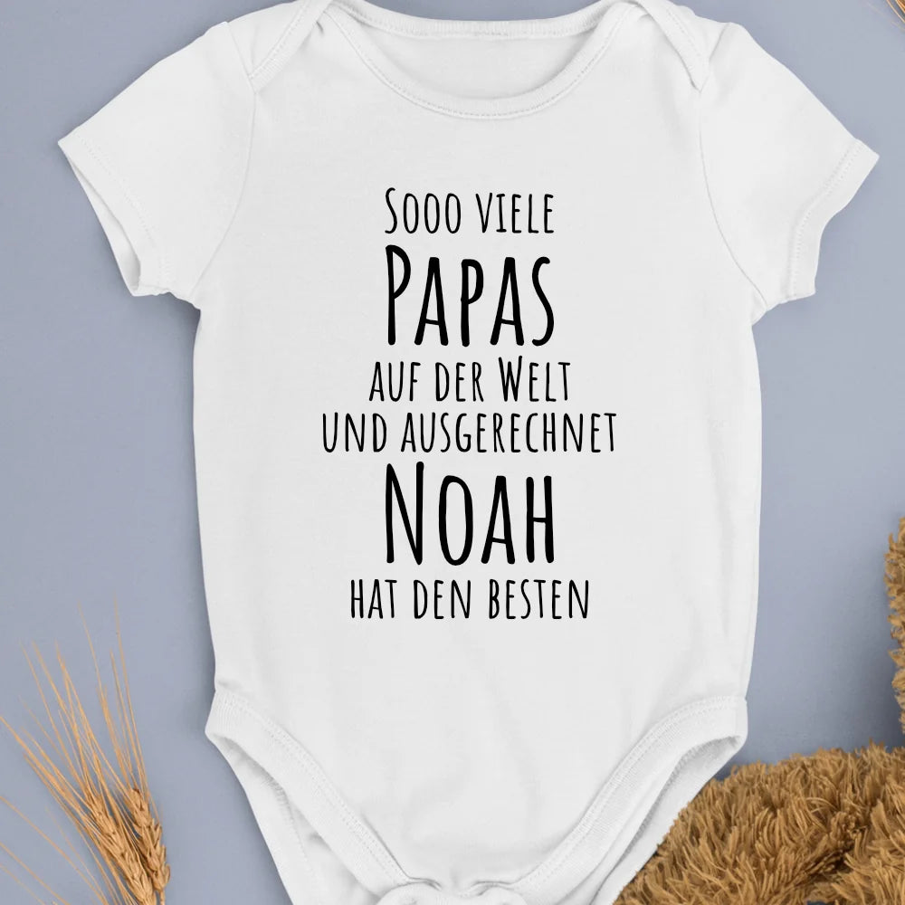 Sooo viele Papas - Bio Baby Body *personalisierbar*