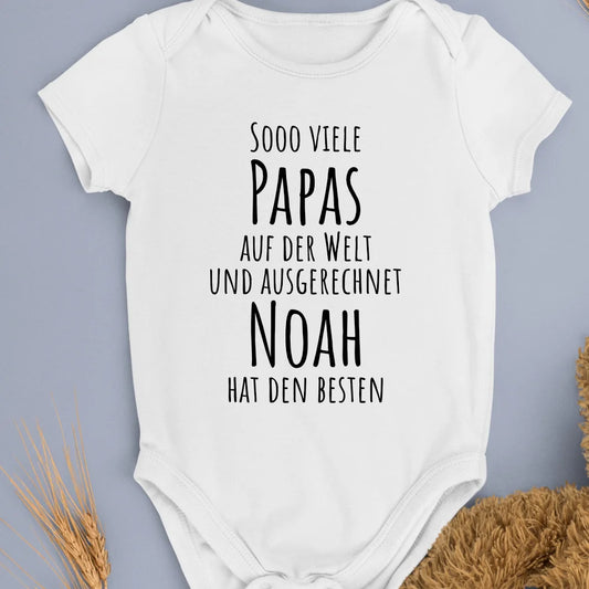 Sooo viele Papas - Bio Baby Body *personalisierbar*