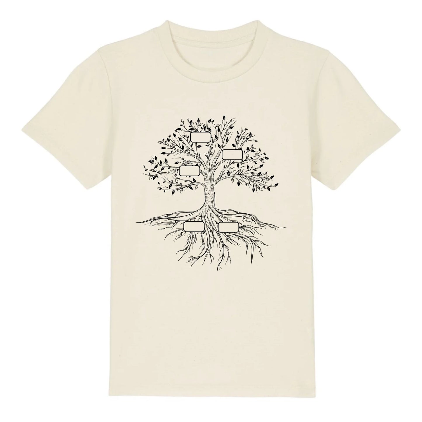 Family Tree - Bio Kinder Shirt *personalisierbar* Mini Creator Shirt 2.0 ST ST Natural-Raw