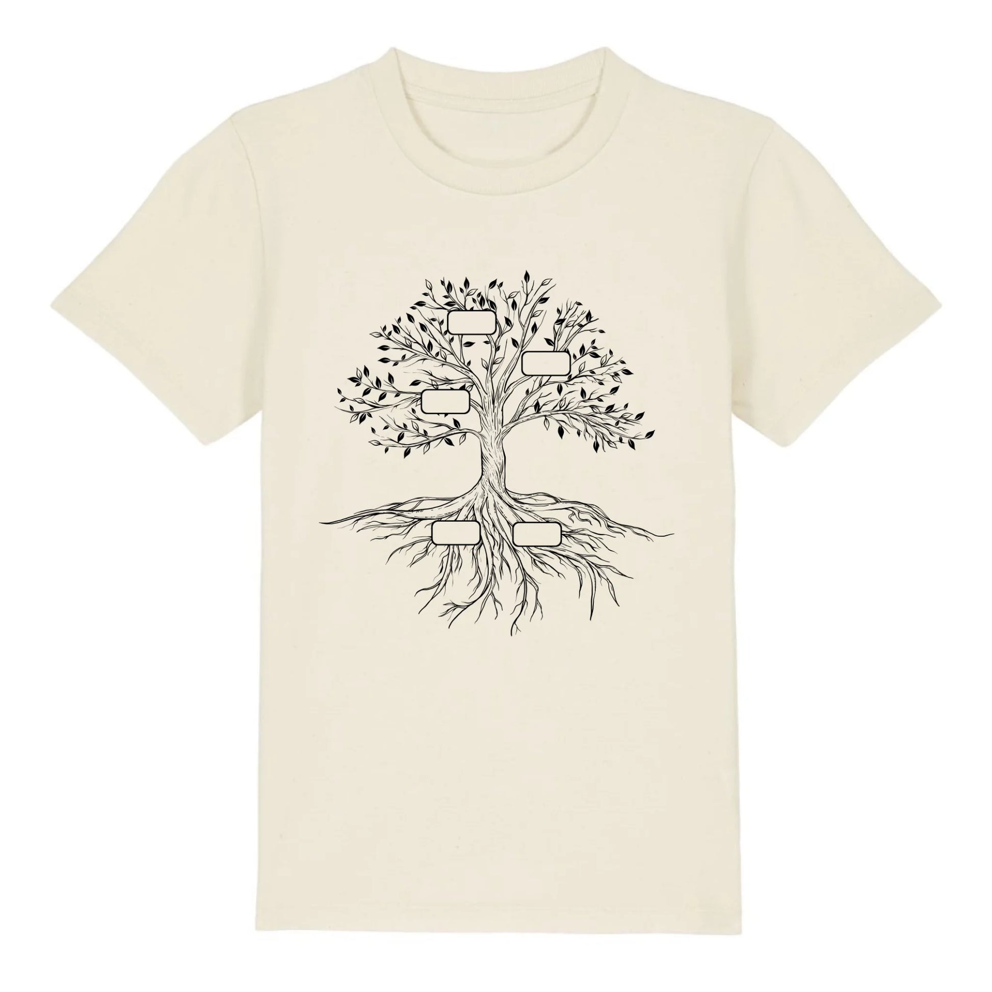 Family Tree - Bio Kinder Shirt *personalisierbar* Mini Creator Shirt 2.0 ST ST Natural-Raw