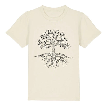 Family Tree - Bio Kinder Shirt *personalisierbar* Mini Creator Shirt 2.0 ST ST Natural-Raw