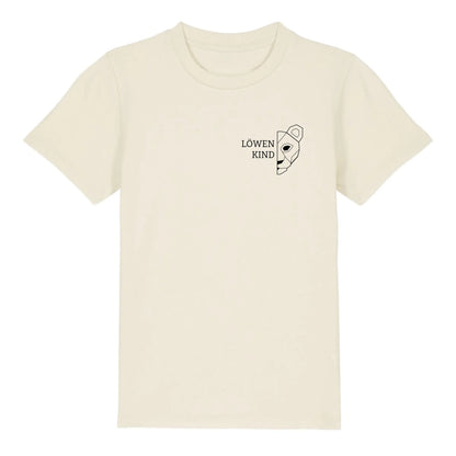 Löwen Kind Brusttasche - Bio Kinder Shirt *personalisierbar (ohne Namen)* Mini Creator Shirt 2.0 ST ST Natural-Raw