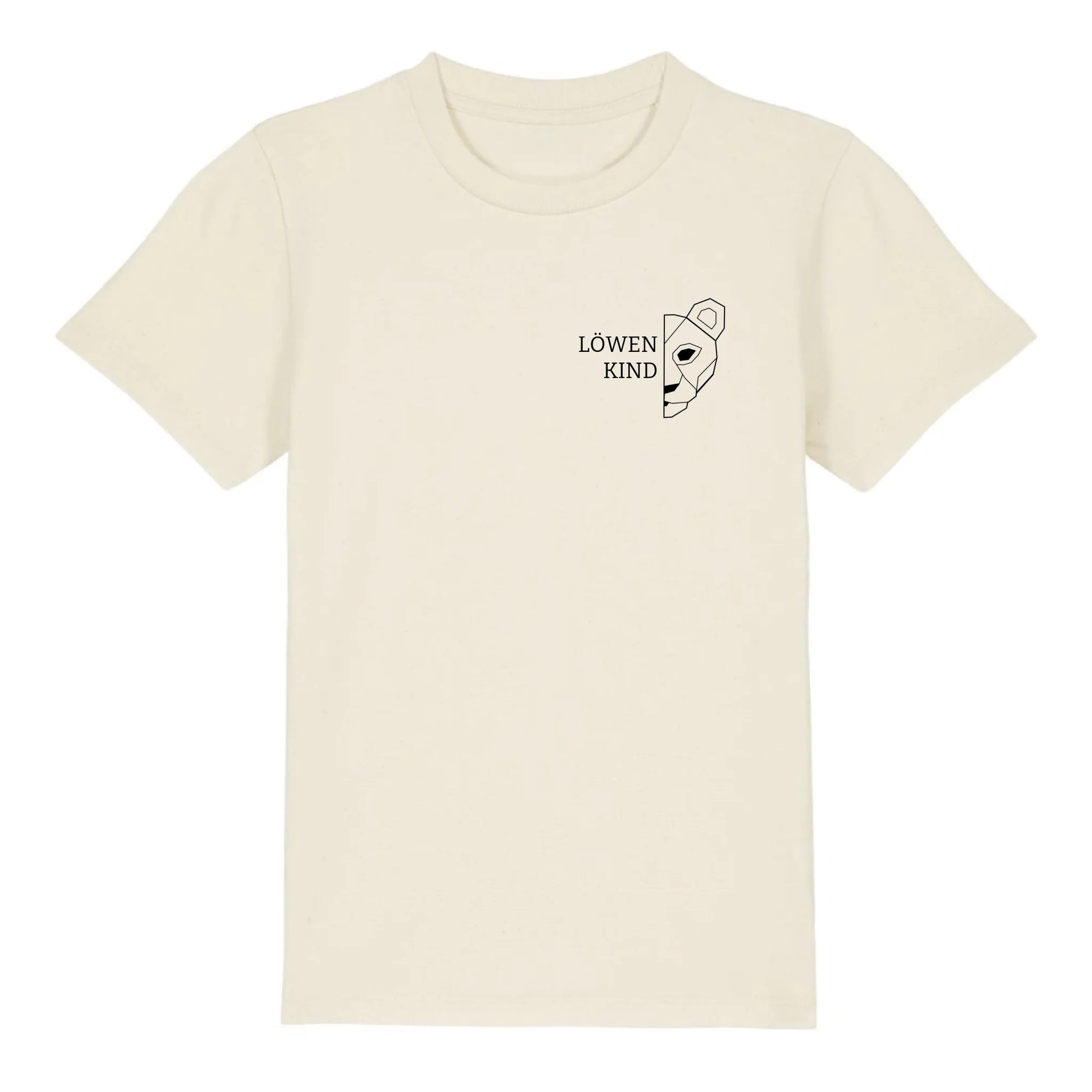 Löwen Kind Brusttasche - Bio Kinder Shirt *personalisierbar (ohne Namen)* Mini Creator Shirt 2.0 ST ST Natural-Raw
