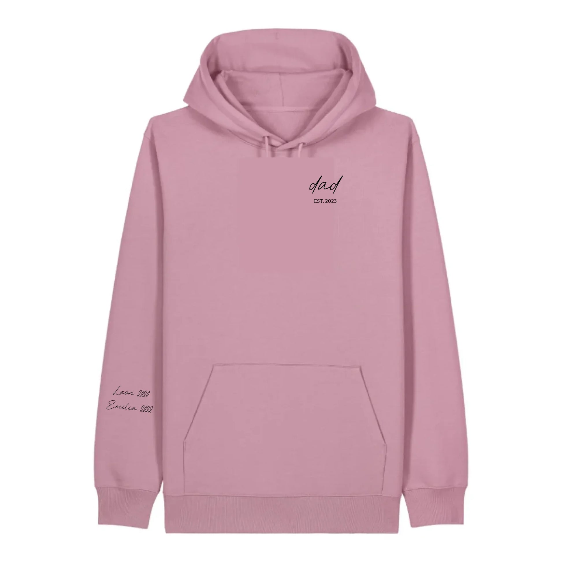 dad/mom handwritten + Ärmel - Bio Unisex Hoodie *personalisierbar* Cruiser Hoodie 2.0 ST ST Lilac-Dream