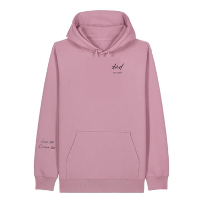 dad/mom handwritten + Ärmel - Bio Unisex Hoodie *personalisierbar* Cruiser Hoodie 2.0 ST ST Lilac-Dream