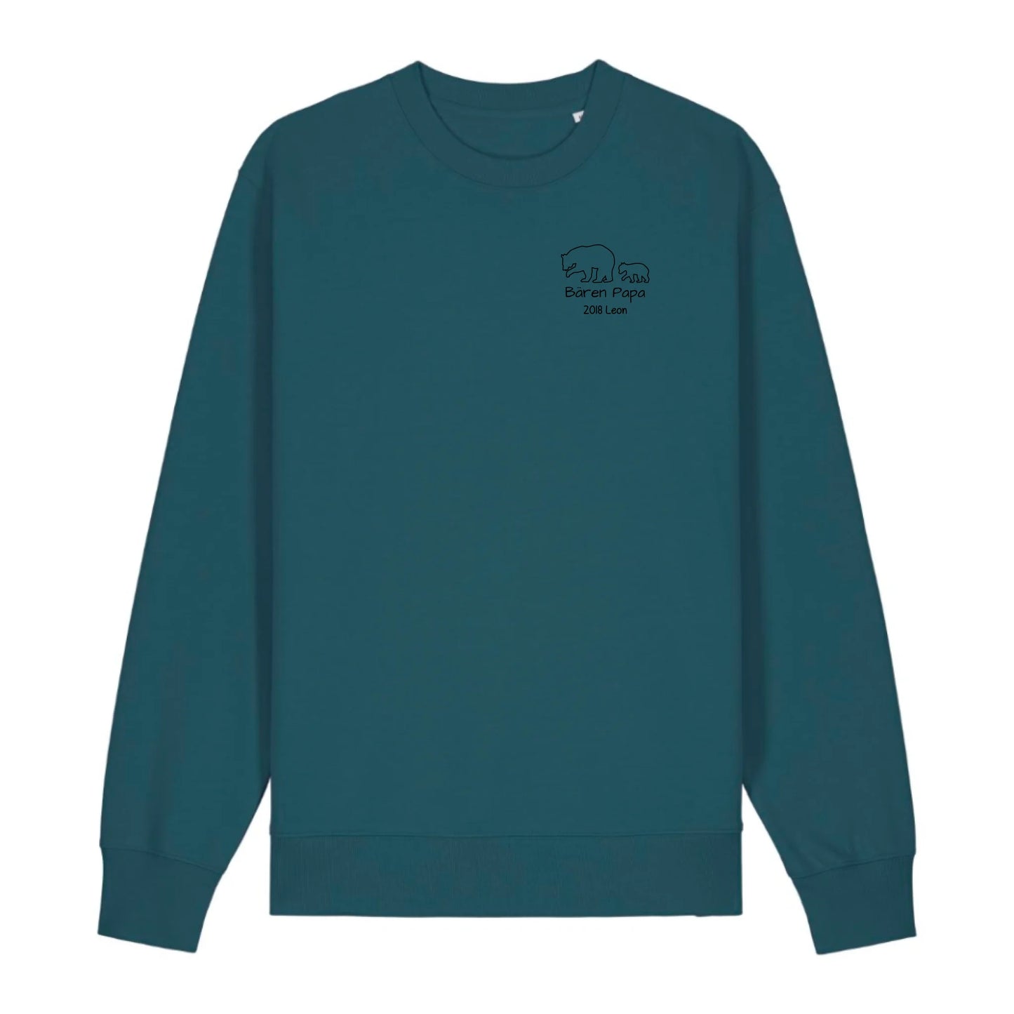 Bären Papa klein - Bio Unisex Sweatshirt *personalisierbar*