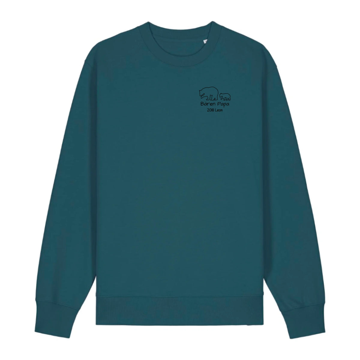 Bären Papa klein - Bio Unisex Sweatshirt *personalisierbar* Changer Sweatshirt 2.0 ST ST Stargazer