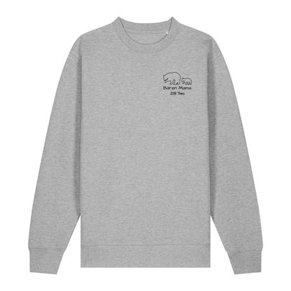 Bären Mama - Bio Unisex Sweatshirt *personalisierbar*