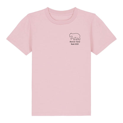 Bären Kind klein - Bio Kinder Shirt *personalisierbar* Mini Creator Shirt 2.0 ST ST Cotton-Pink