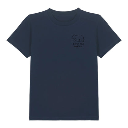 Bären Kind klein - Bio Kinder Shirt *personalisierbar* Mini Creator Shirt 2.0 ST ST French-Navy