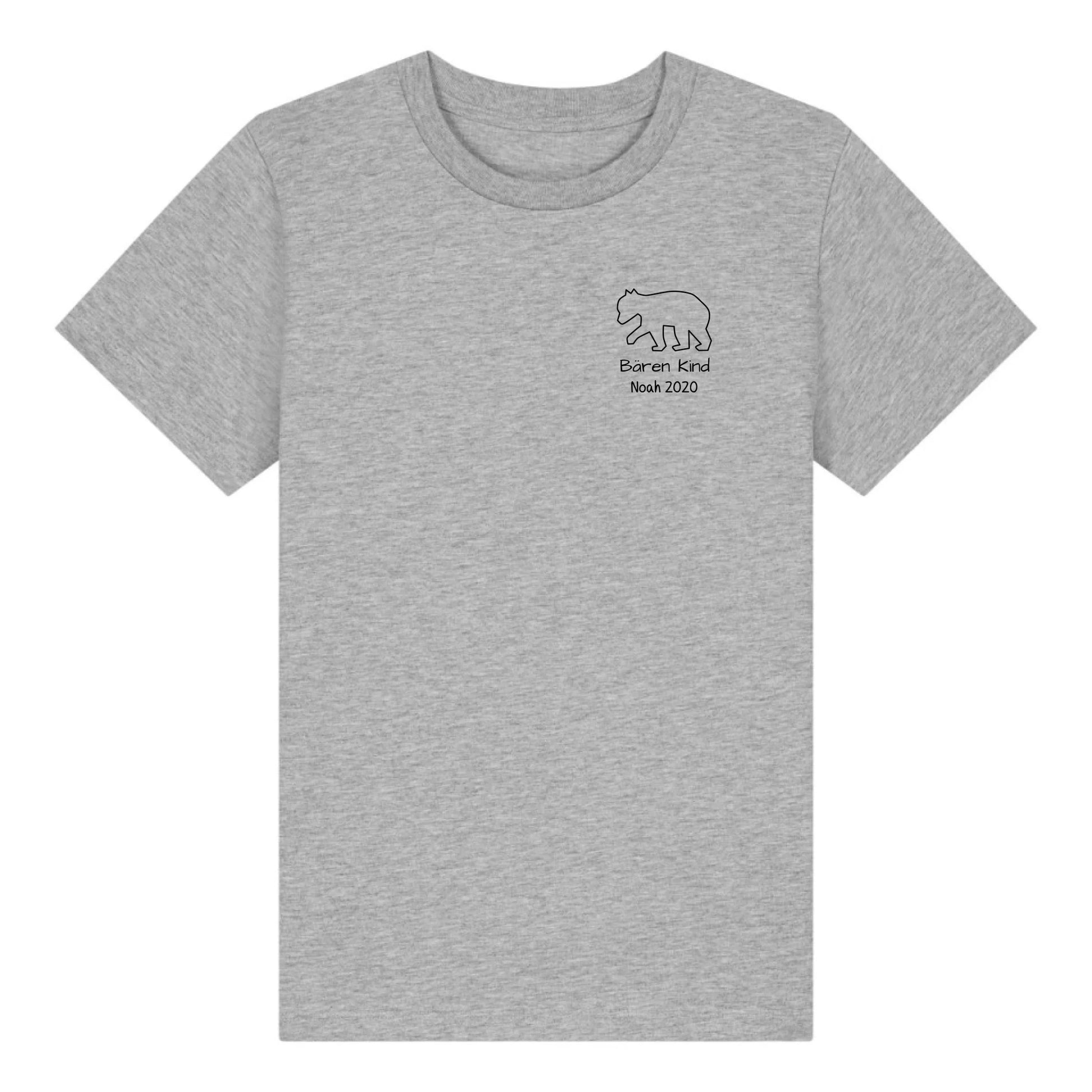 Bären Kind klein - Bio Kinder Shirt *personalisierbar* Mini Creator Shirt 2.0 ST ST Heather-Grey
