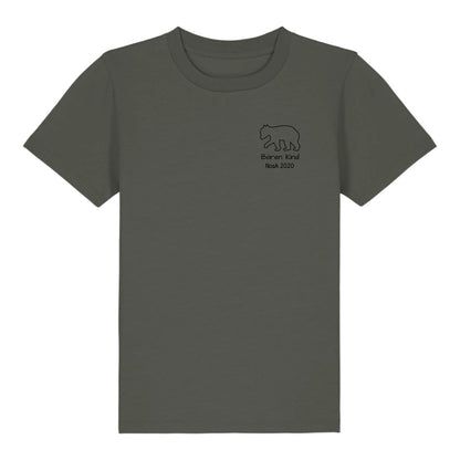 Bären Kind klein - Bio Kinder Shirt *personalisierbar* Mini Creator Shirt 2.0 ST ST Khaki