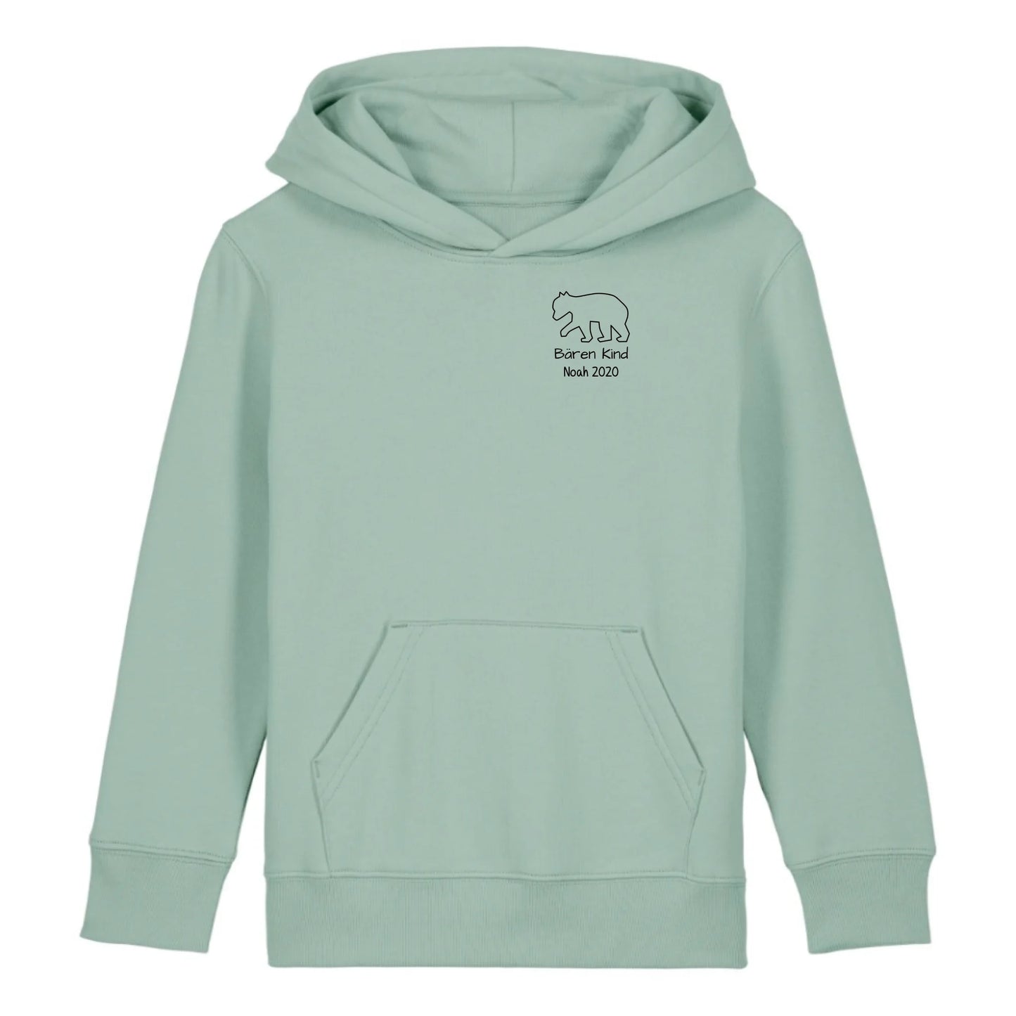 Bären Kind klein - Bio Kinder Hoodie *personalisierbar* Mini Cruiser Hoodie 2.0 ST ST Aloe