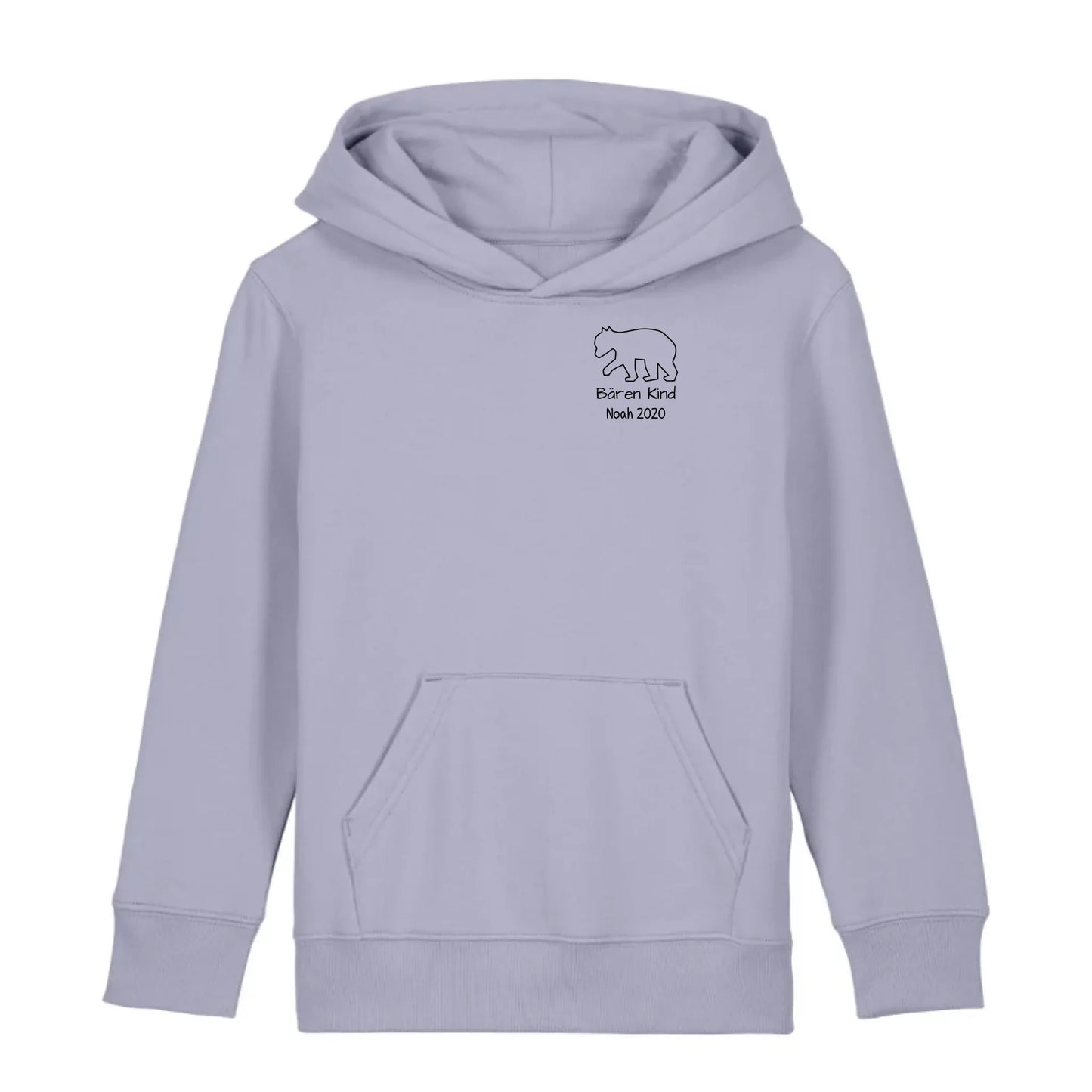 Bären Kind klein - Bio Kinder Hoodie *personalisierbar* Mini Cruiser Hoodie 2.0 ST ST Lavender