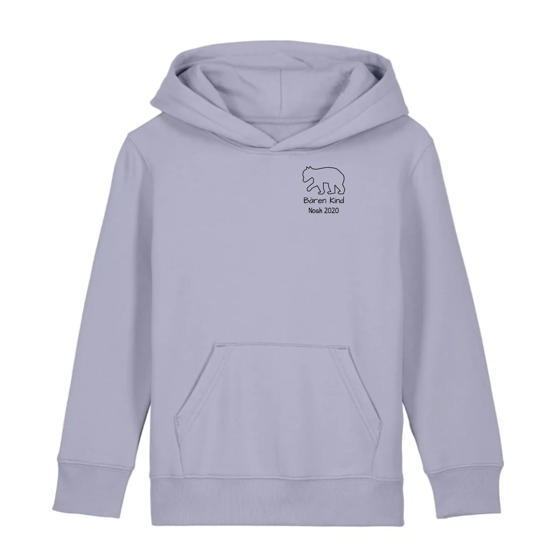 Bären Kind klein - Bio Kinder Hoodie *personalisierbar* Mini Cruiser Hoodie 2.0 ST ST Lavender