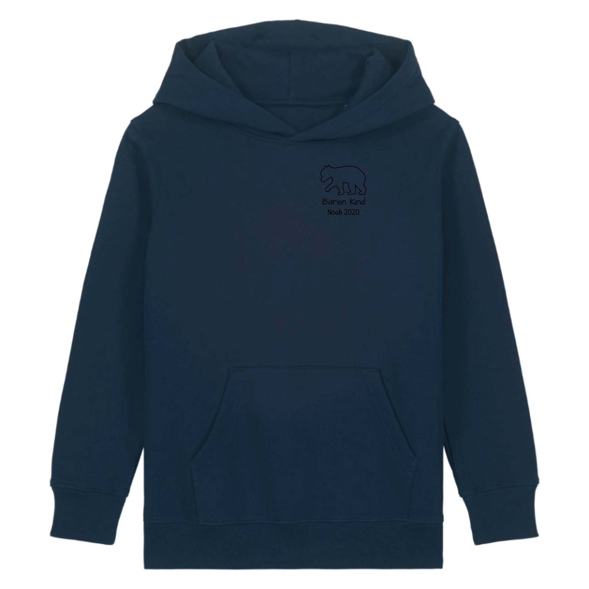 Bären Kind klein - Bio Kinder Hoodie *personalisierbar* Mini Cruiser Hoodie 2.0 ST ST French-Navy