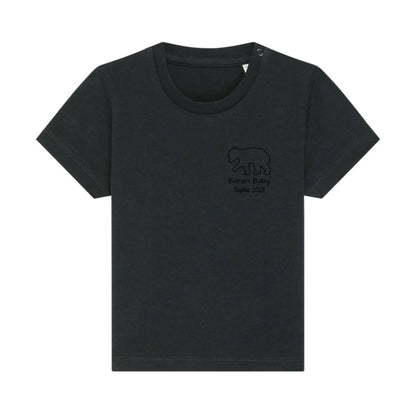 Bären Baby klein - Bio Baby Shirt *personalisierbar* Baby Creator T-Shirt ST ST NEU Black