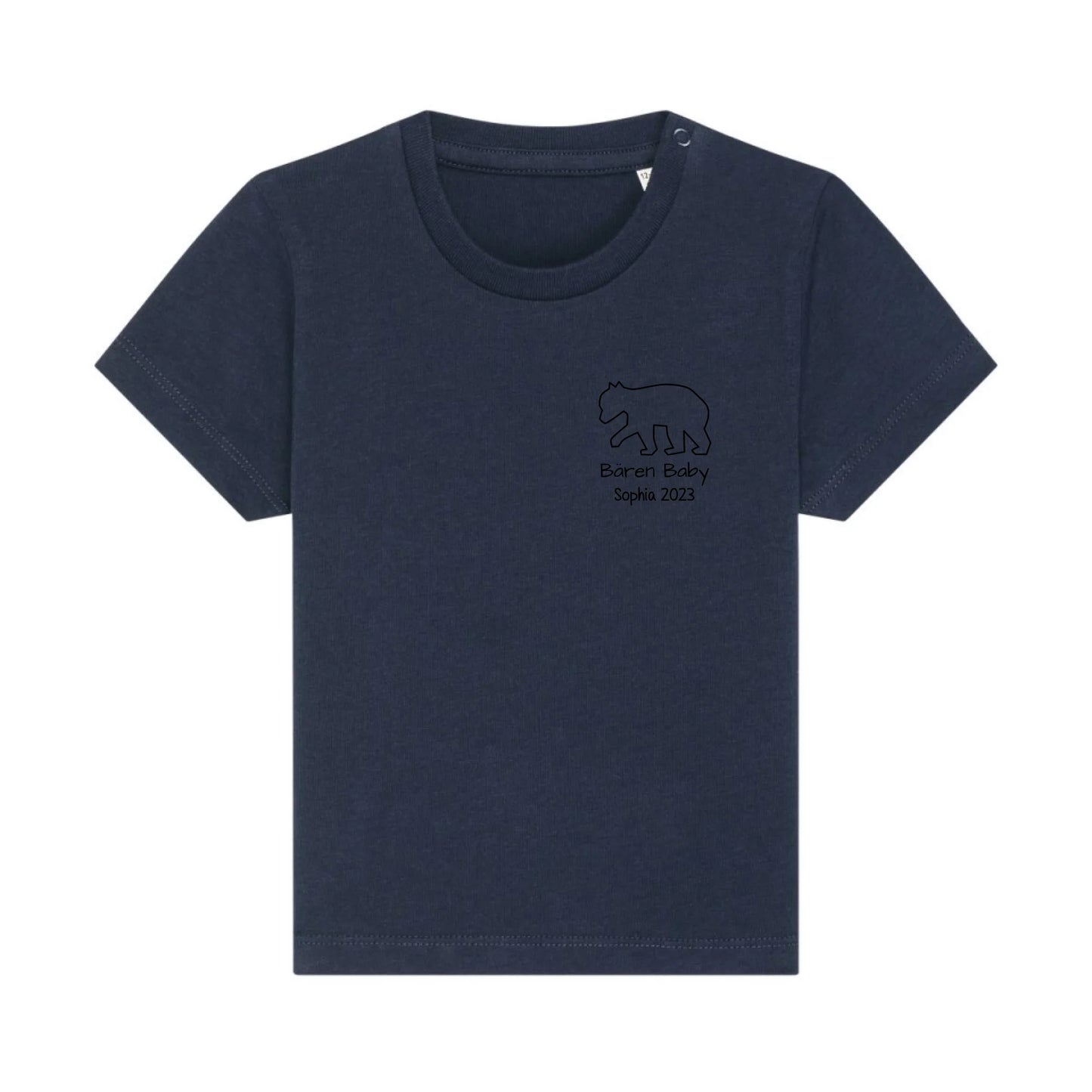 Bären Baby klein - Bio Baby Shirt *personalisierbar* Baby Creator T-Shirt ST ST NEU French-Navy