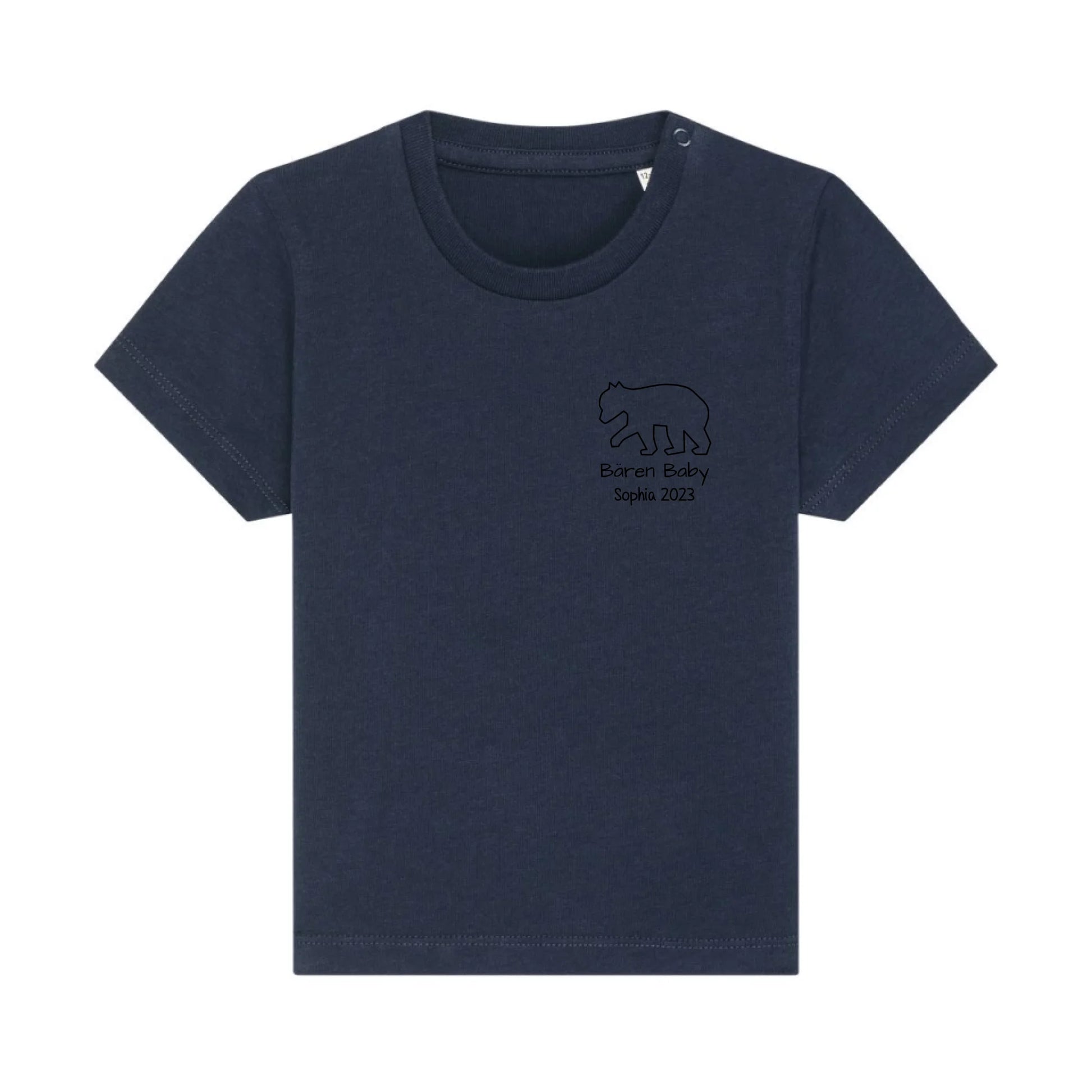 Bären Baby klein - Bio Baby Shirt *personalisierbar* Baby Creator T-Shirt ST ST NEU French-Navy