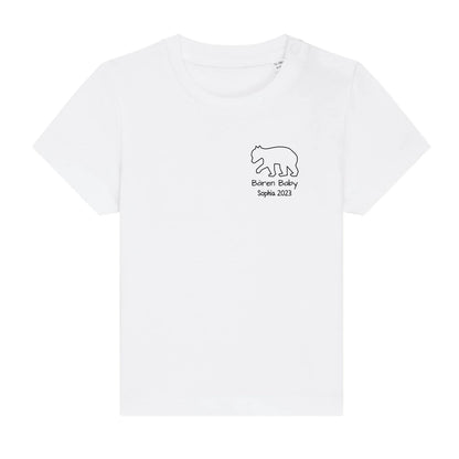 Bären Baby klein - Bio Baby Shirt *personalisierbar* Baby Creator T-Shirt ST ST NEU White