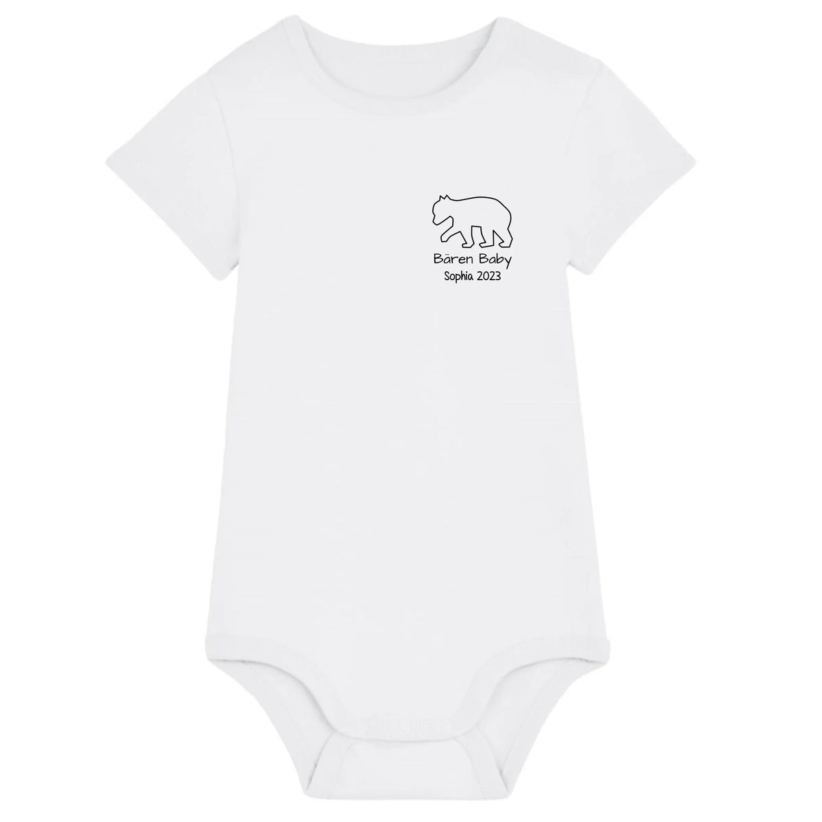 Bären Baby klein - Bio Baby Body *personalisierbar* Baby Body ST ST White