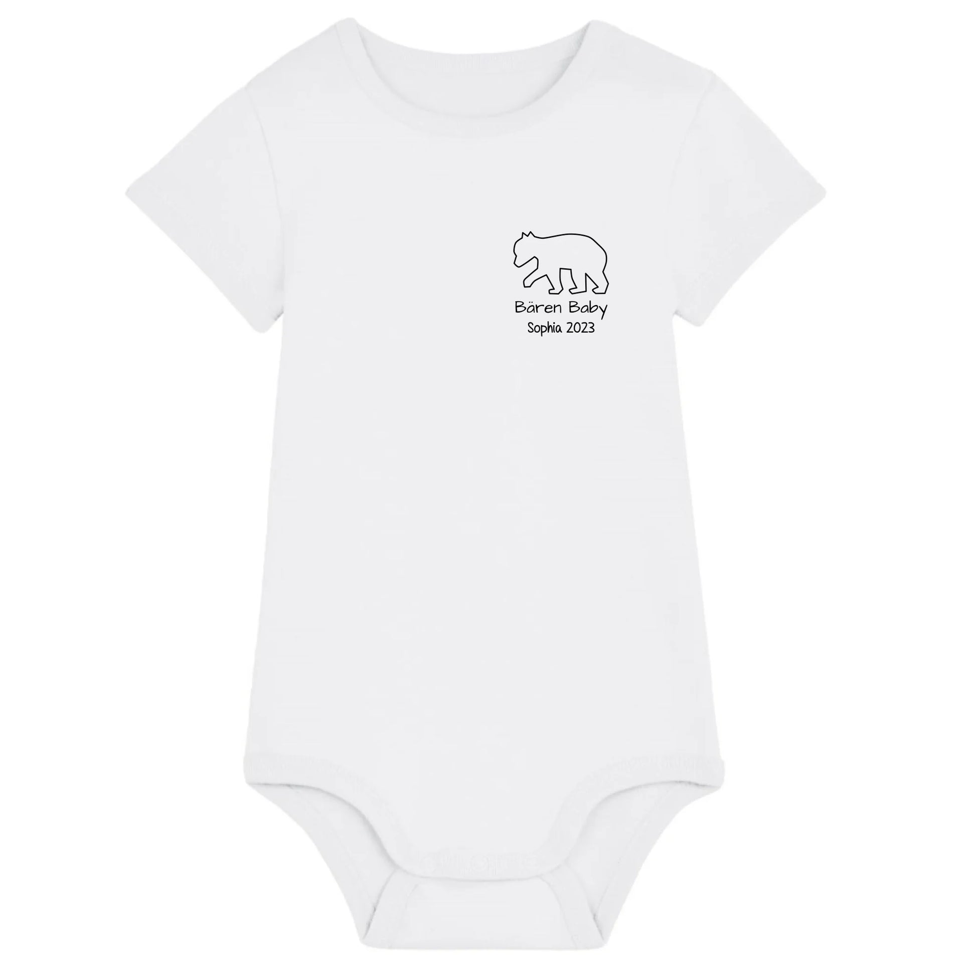 Bären Baby klein - Bio Baby Body *personalisierbar* Baby Body ST ST White