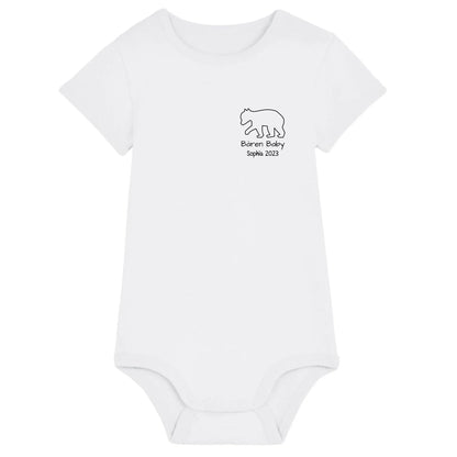 Bären Baby klein - Bio Baby Body *personalisierbar* Baby Body ST ST White