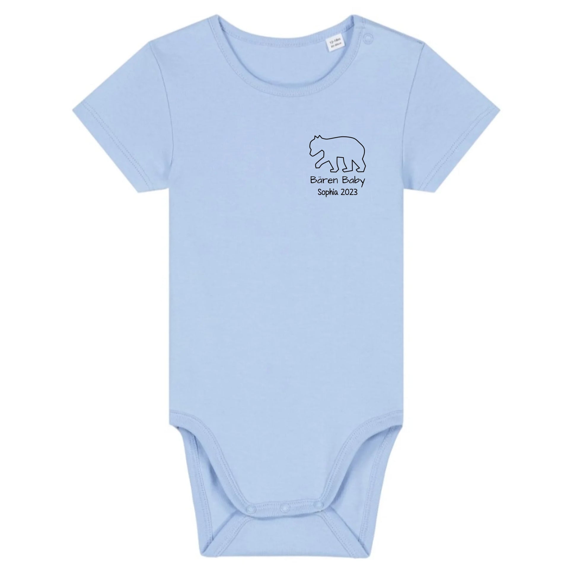 Bären Baby klein - Bio Baby Body *personalisierbar* Baby Body ST ST Blue-Soul