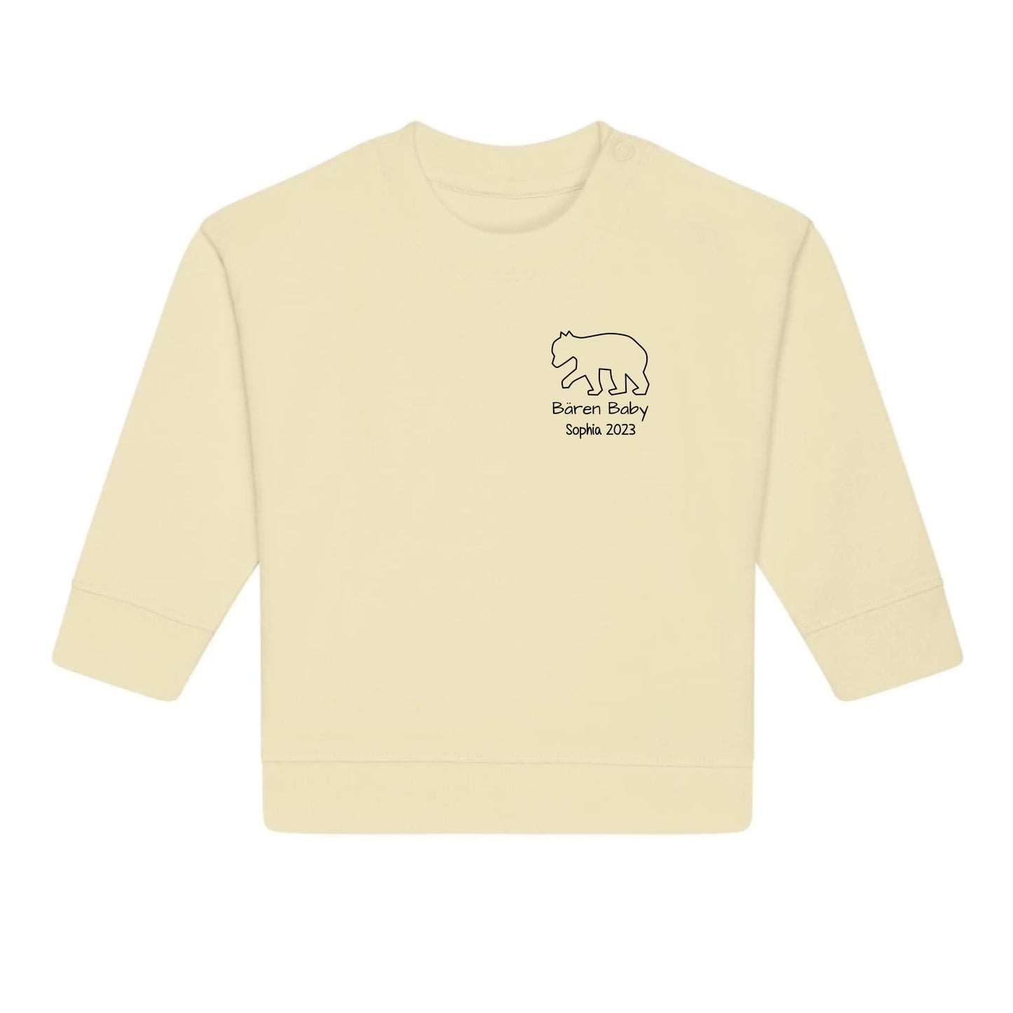 Bären Baby klein - Bio Baby Sweatshirt *personalisierbar*