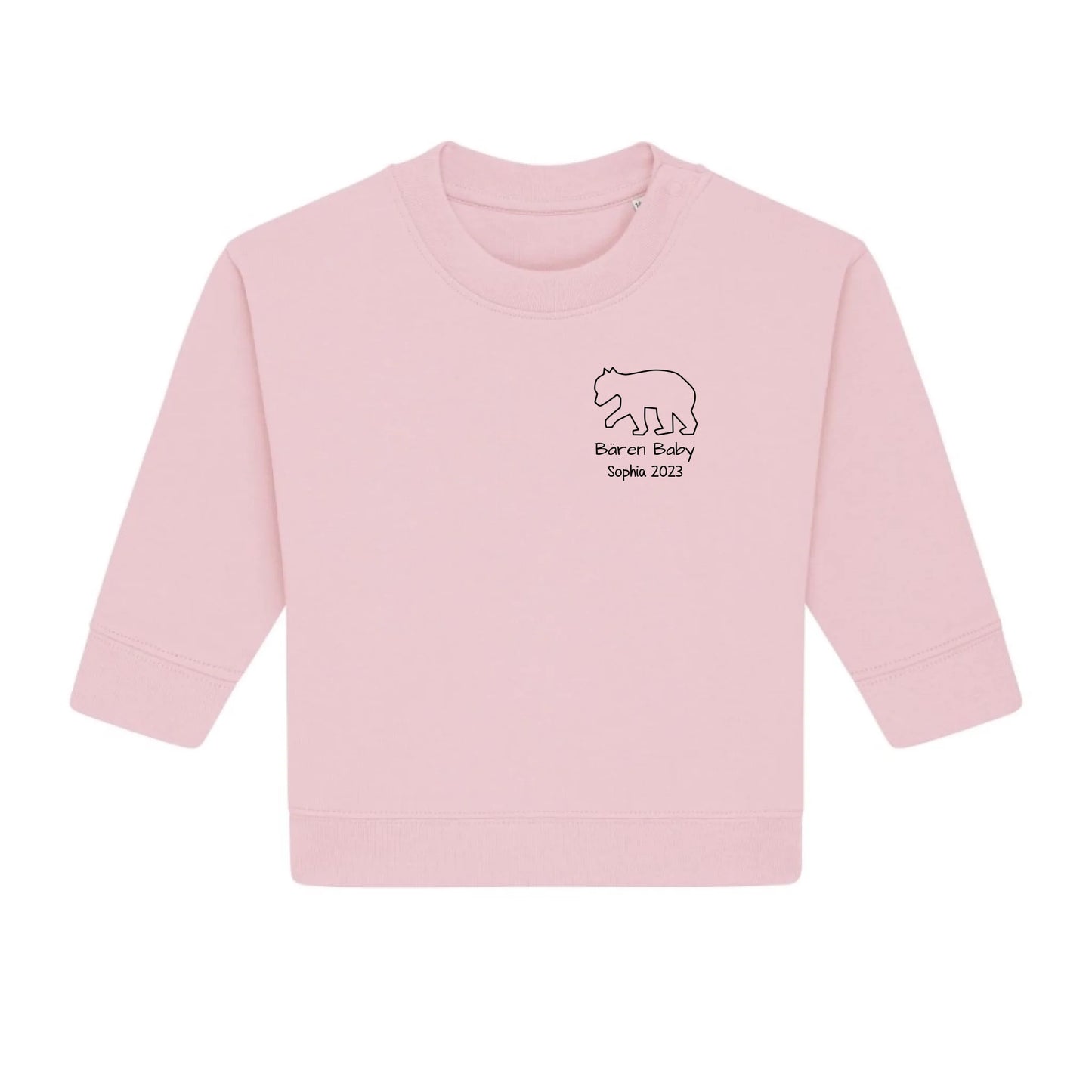 Bären Baby klein - Bio Baby Sweatshirt *personalisierbar*