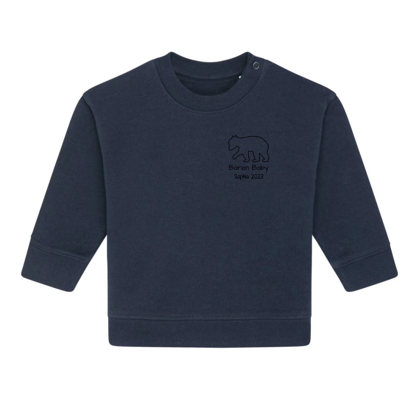 Bären Baby klein - Bio Baby Sweatshirt *personalisierbar*