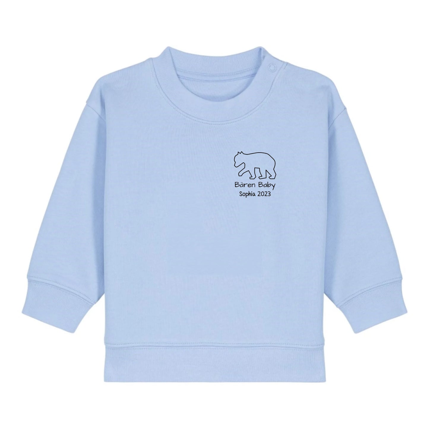 Bären Baby klein - Bio Baby Sweatshirt *personalisierbar*